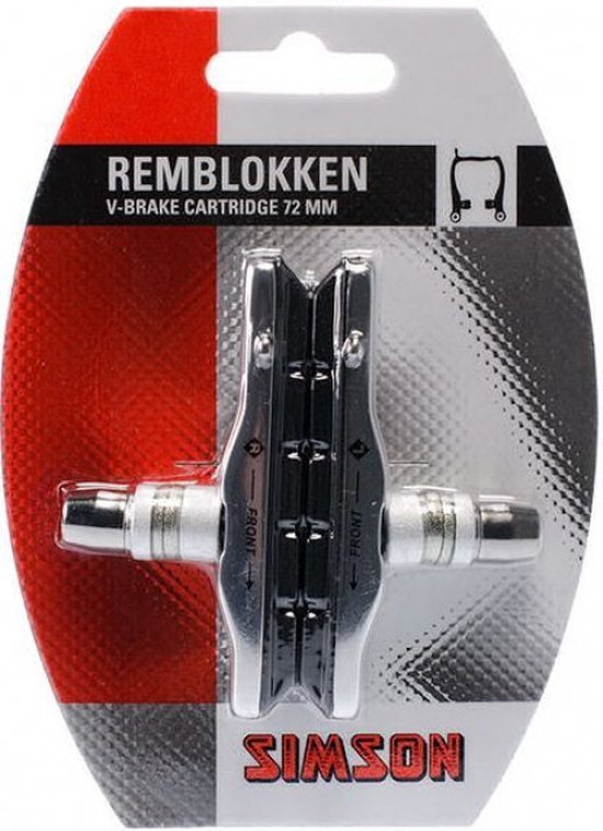 74.6832-BOX ELVEDES V-brake remblokken 72 mm 25 sets 72 mm 74.6832-BOX ELVEDES V-brake remblokken 72 mm 25 sets 72 mm