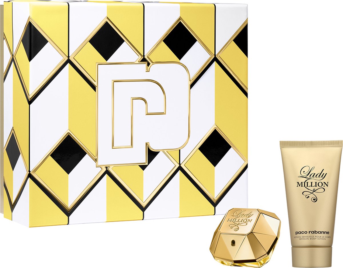 PACO RABANNE - Lady Million Eau de Parfum 50ml + Body Lotion 75ml - Paco Rabanne