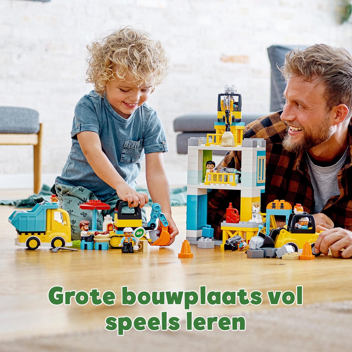 LEGO DUPLO Torenkraan & Bouwterrein 10933 — afbeelding 24