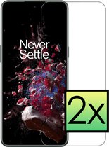 Screenprotector Geschikt voor OnePlus 10T Screenprotector Tempered Glass Gehard Glas Beschermglas - 2x