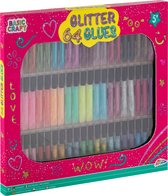 Glitterlijm | 64 tubes - 32 verschillende kleuren x 2 tubes | 10 ML per tube | knutselen | speelgoed voor kinderen | Grafix