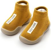 Antislip baby schoentjes - eerste loopschoentjes – Completebabyuitzet - maat 24.5 – 18-24 maanden – geel
