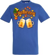 T-shirt chapeau Oktoberfest et bière | Oktoberfest mesdames messieurs | outfit tyrolienne | Bleu | taille 3XL