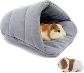 Zacht en warm caviabed en konijnenbed - universeel voor alle seizoenen - slaapzak voor hamsterbed - bed voor kleine dieren