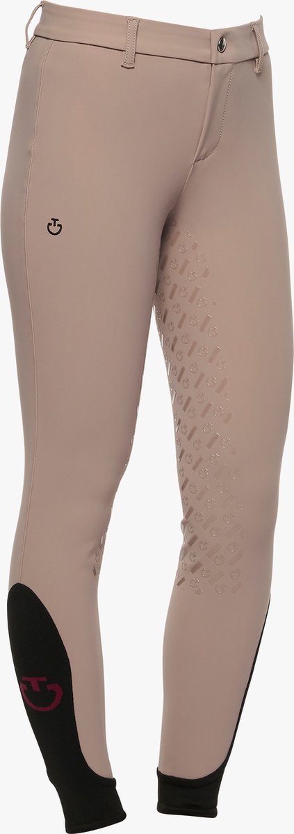 Covalliero Legging d'Équitation pour Enfant avec Fond Intégral, Noir
