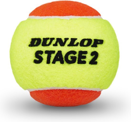 intelligentie in de buurt Aanleg Dunlop Stage 2 Tennisballen - geel/oranje - 3 stuks | bol.com