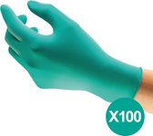 TouchNTuff® 92-600 - Nitril Wegwerp Handschoenen, Latexvrij, Poedervrij, XL, Groen, 100 stuks