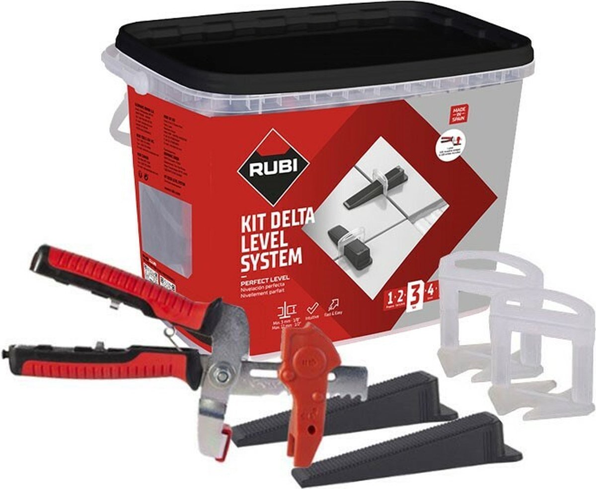 Rubi Delta Levelling Starterskit 0.5mm - Nivelleer Systeem - Tegeldikte 3-13mm
