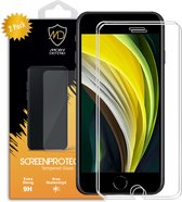 2-Pack Apple iPhone SE (2020-2022) - iPhone 8 - iPhone 7 Screenprotectors - MobyDefend Case-Friendly Screensavers - Gehard Glas - Glasplaatjes Geschikt Voor Apple iPhone SE (2020-2022) - iPhone 8 - iPhone 7