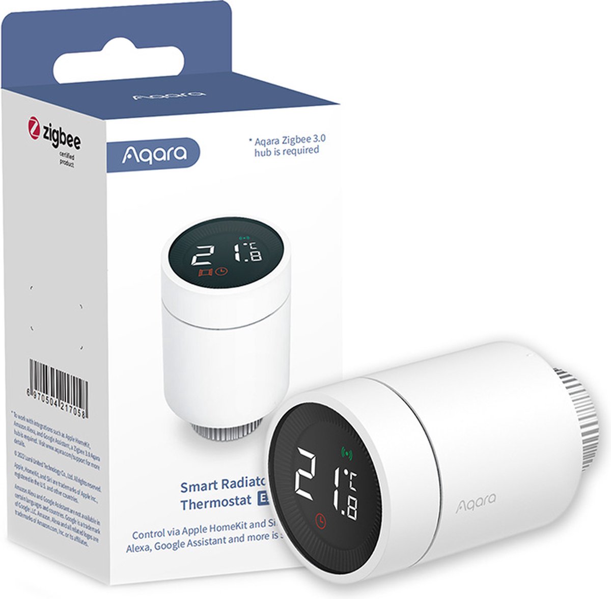 AQARA Radiator Thermostat E1 - Zigbee 3.0 - Slimme thermostaatkraan - AQara