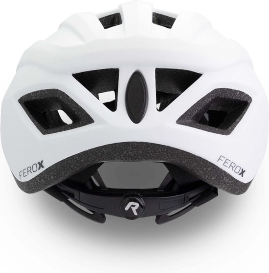 Rogelli Ferox II Fietshelm - Sporthelm - Helm Volwassenen - Wit - Maat L/XL - 58-62 cm