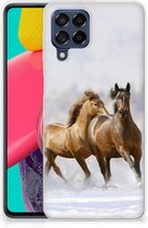 Smartphone hoesje Geschikt voor Samsung Galaxy M53 TPU Case Paarden