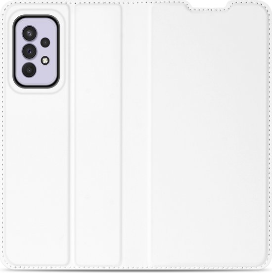 Telefoonhoesje Samsung Galaxy A33 5G Book Case Wit met Pashouder