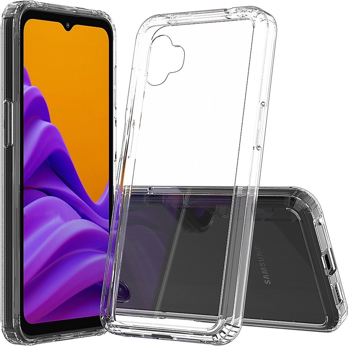 Samsung Galaxy Xcover 6 Pro TPU Siliconen Back Cover Transparant