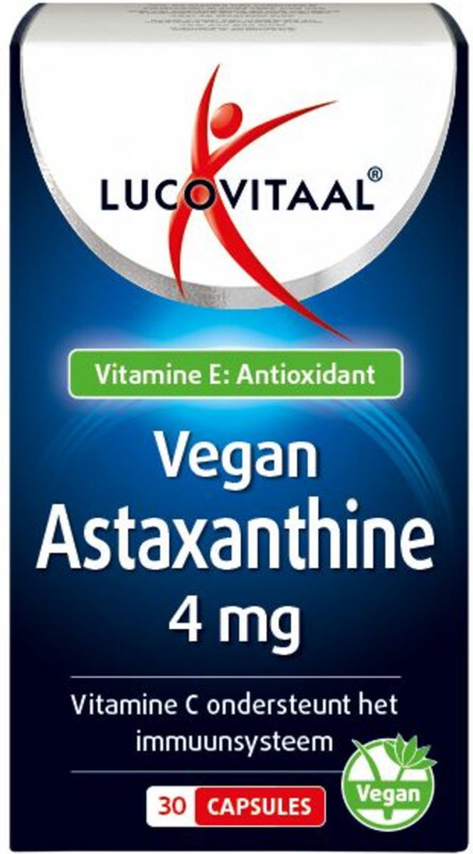 Lucovitaal Vegan Astaxanthine 4mg Capsules 30CP