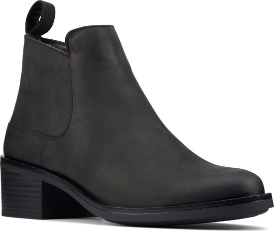 Clarks Dames Un Loop Stride Loafers, Zwart leder, 39 EU