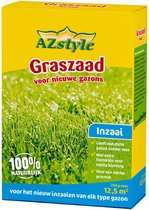 ECOStyle Graszaad-Inzaai voor Nieuwe Gazons - Dicht Gazon zonder Mos - Sterke Grasmat - Snelkiemend Graszaad - Speel & Siergazons - 12,5 M² - 250 GR