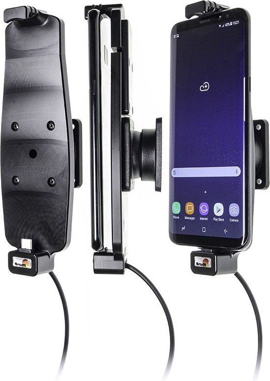 Brodit support/chargeur Samsung S10 Plus fixé installation
