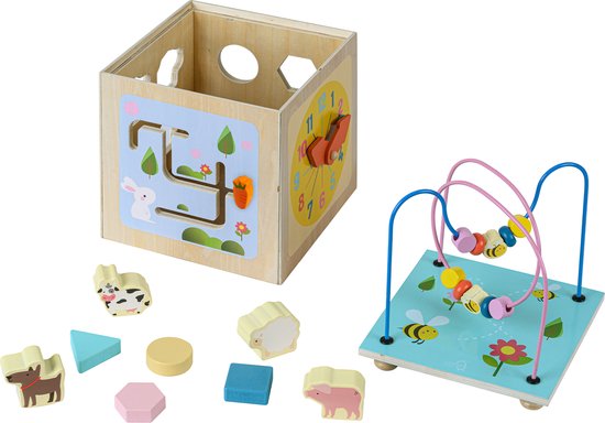 8-in-1 Montessori Busy Box Educatief Speelgoed