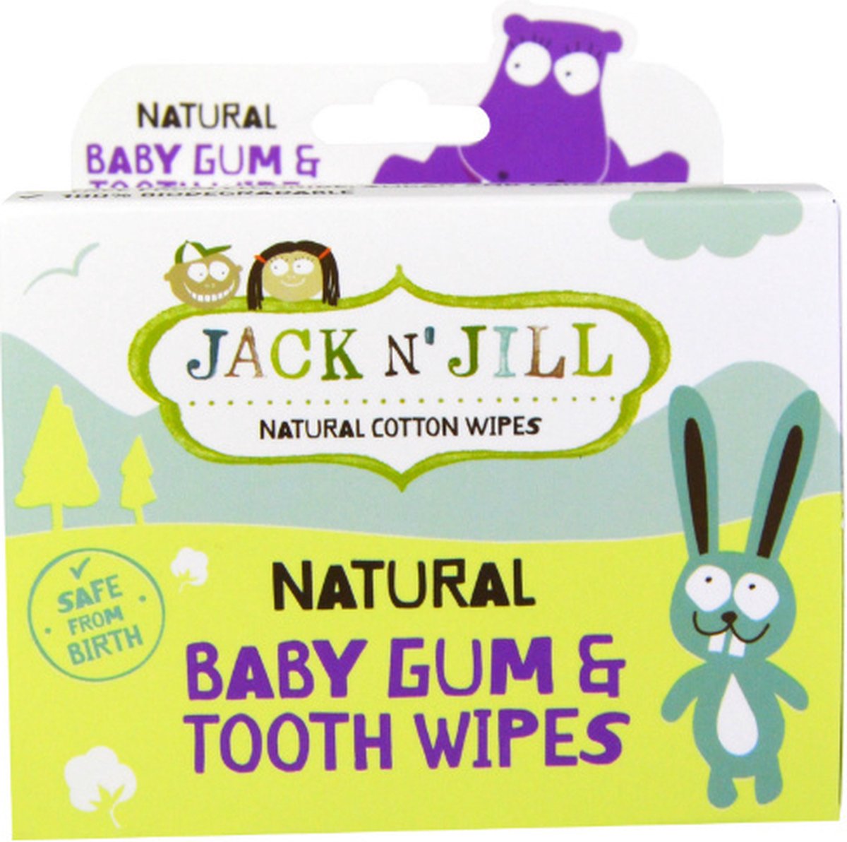 Goedkoopste Jack n' Jill - Mondreinigingsdoekjes - 25 stuks