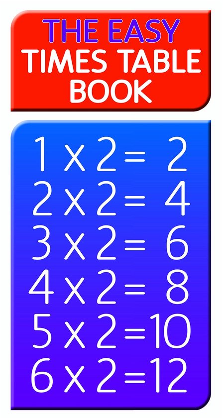Easy Times Table Book - cover