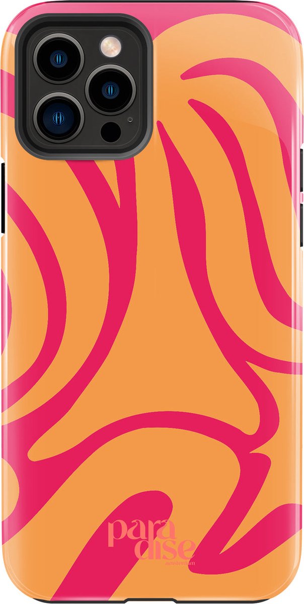 Paradise Amsterdam 'Saffron Palms' Fortified Phone Case / Telefoonhoesje - iPhone 12 Pro Max