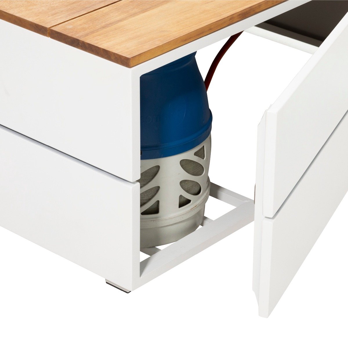 Cosi Cosipure 120 - Fire table - Black with teak