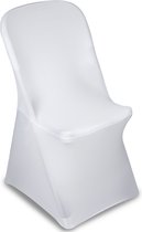 Housse de chaise de restauration blanche GreenBlue, 88x50x45cm, Spandex, GB374
