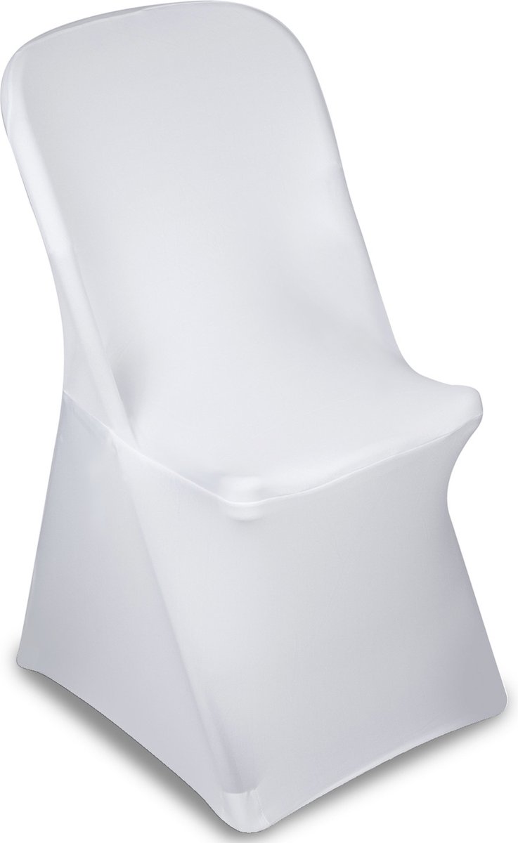GroenBlauw witte catering stoelhoes, 88x50x45cm, Spandex, GB374