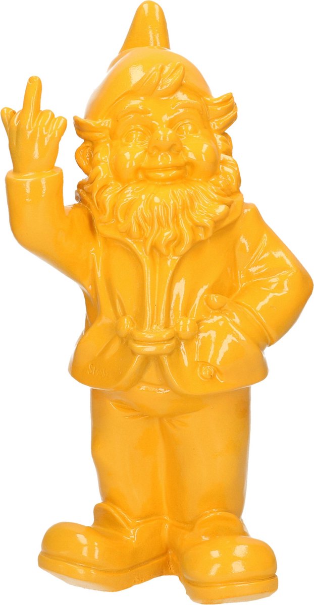 STOOBZ PP 005RO Brutale Tuinkabouter Figuur Rood - 15 X 12 X 32 Cm
