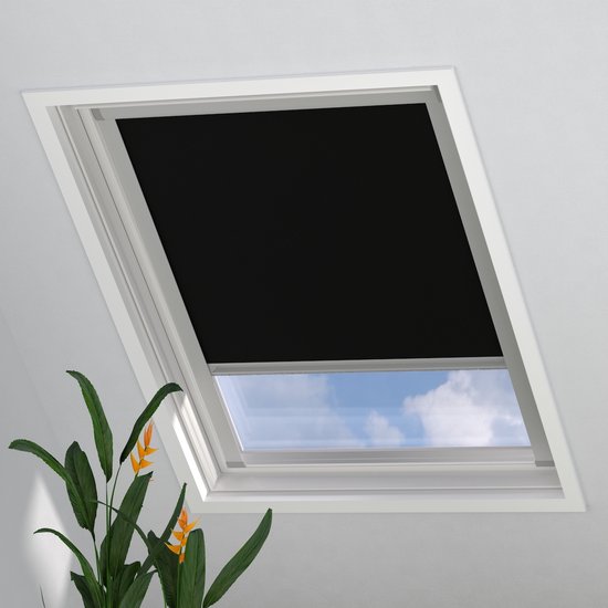 Dakraam Rolgordijn Trend - Verduisterend - Black - voor Velux: FK04