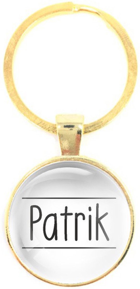 Sleutelhanger Glas - Patrik