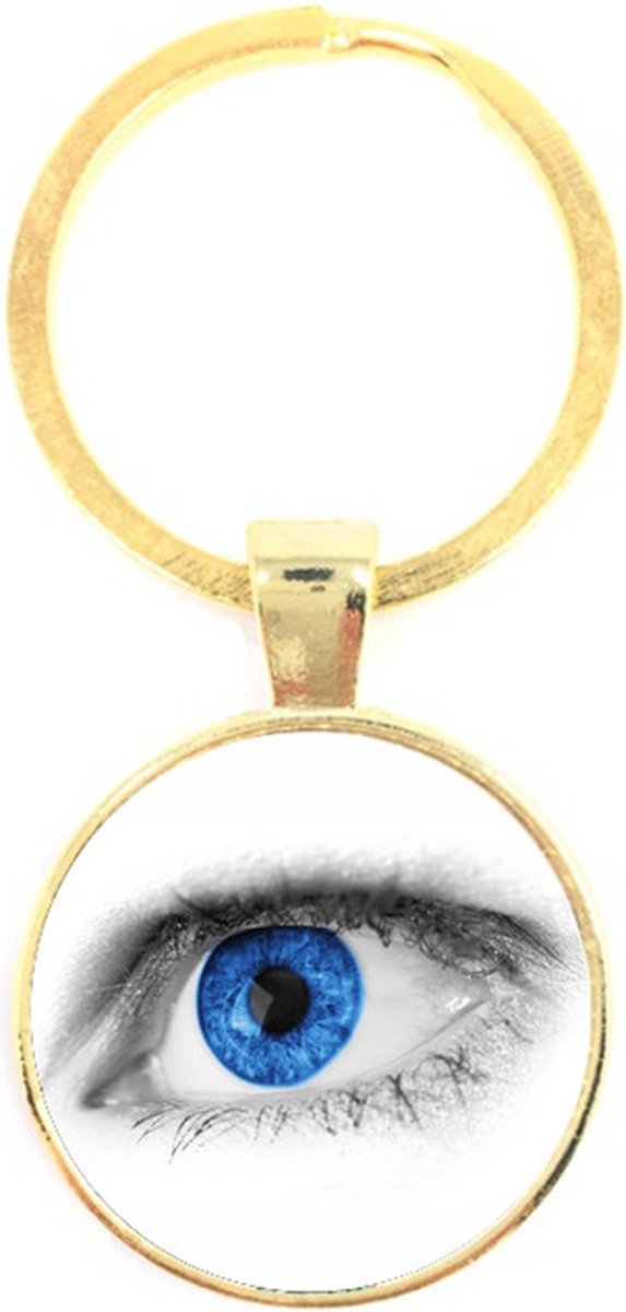 Sleutelhanger Glas - Oog
