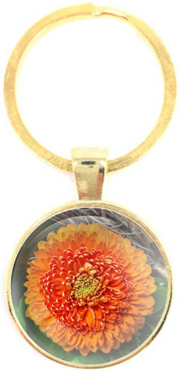Sleutelhanger Glas - Bloem