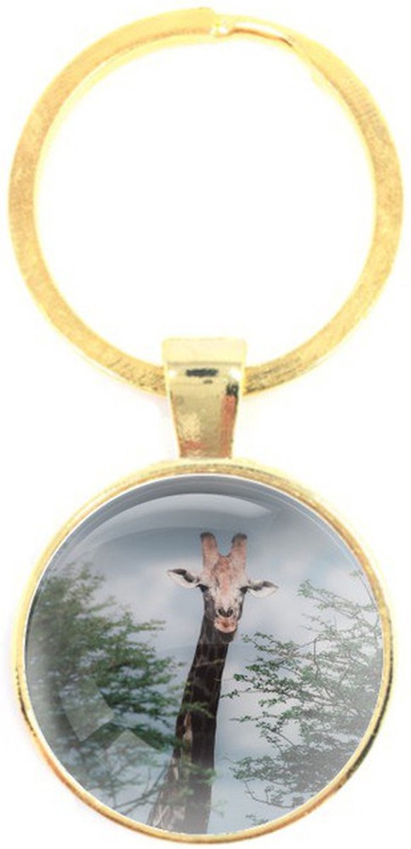 Sleutelhanger Glas - Giraffe