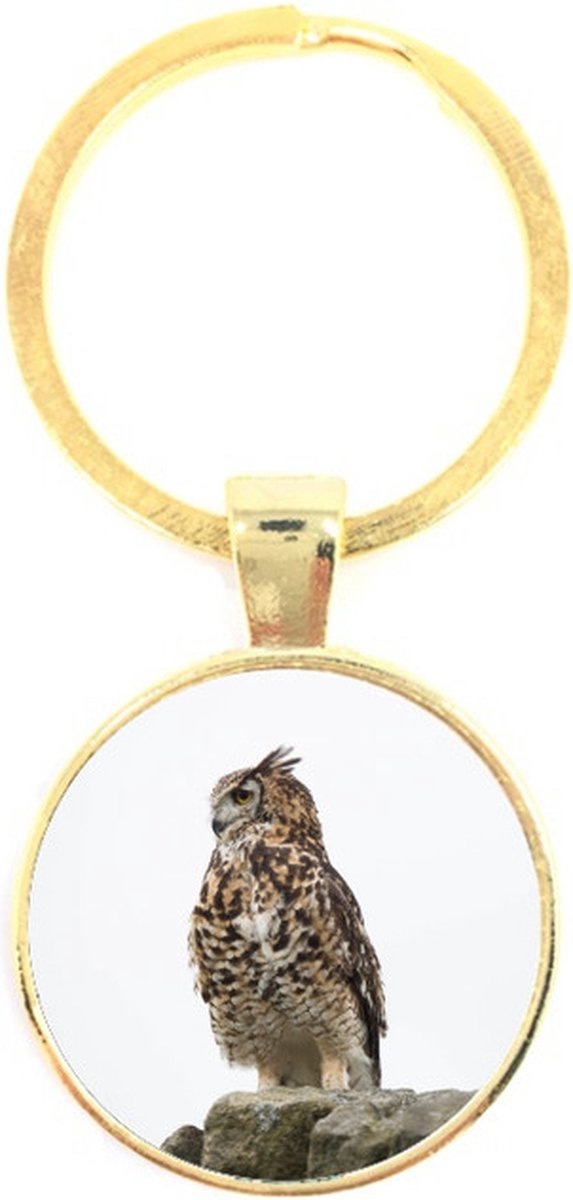 Sleutelhanger Glas - Uil