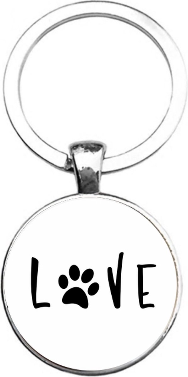 Sleutelhanger Glas - Love