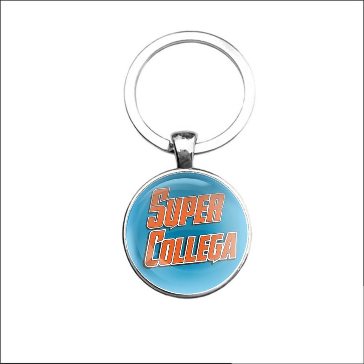 Sleutelhanger Glas - Super Collega
