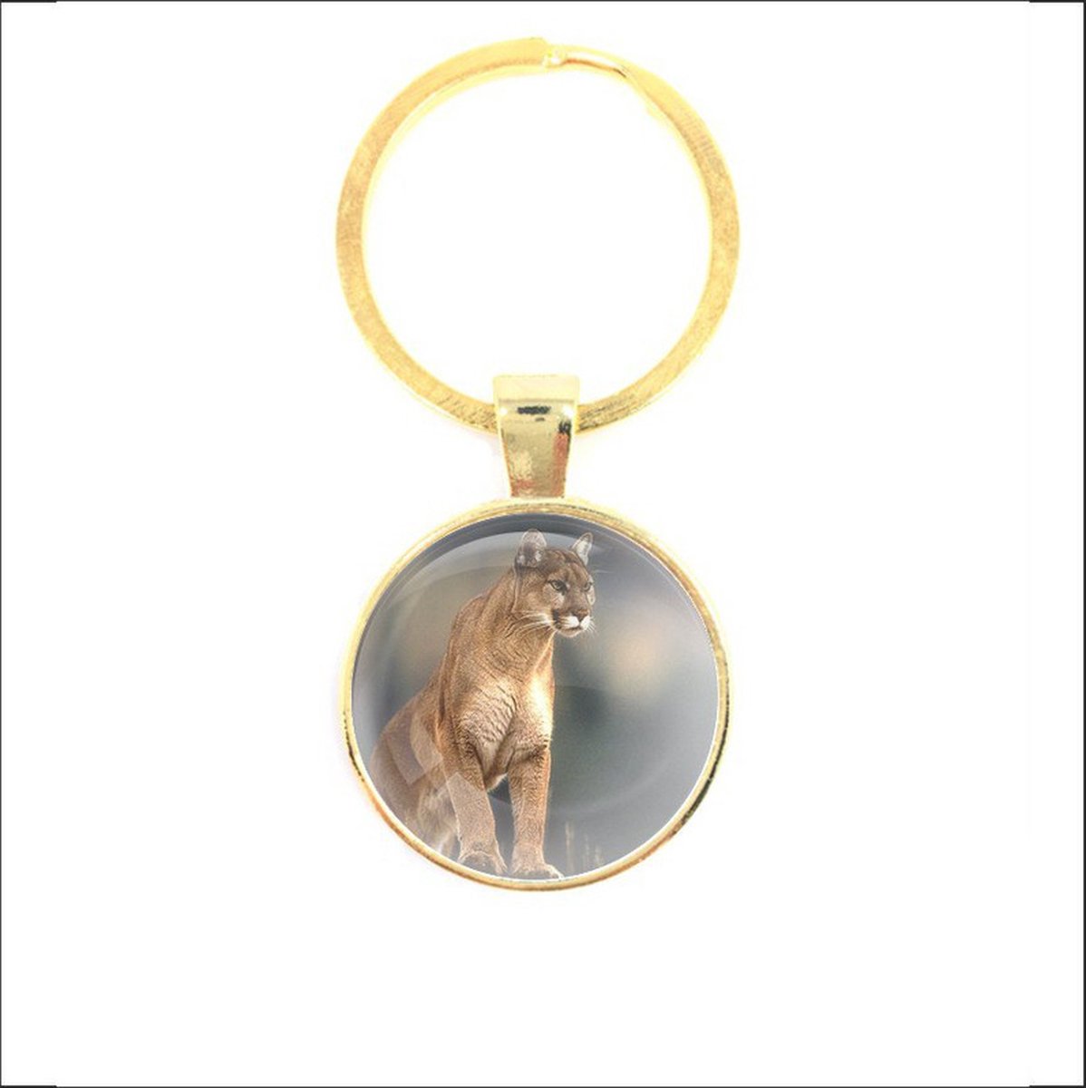 Sleutelhanger Glas - Cheetah