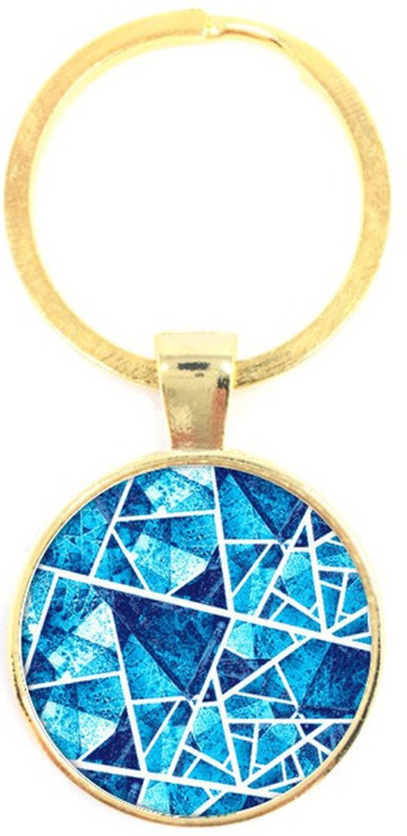 Sleutelhanger Glas - Glas Mozaik