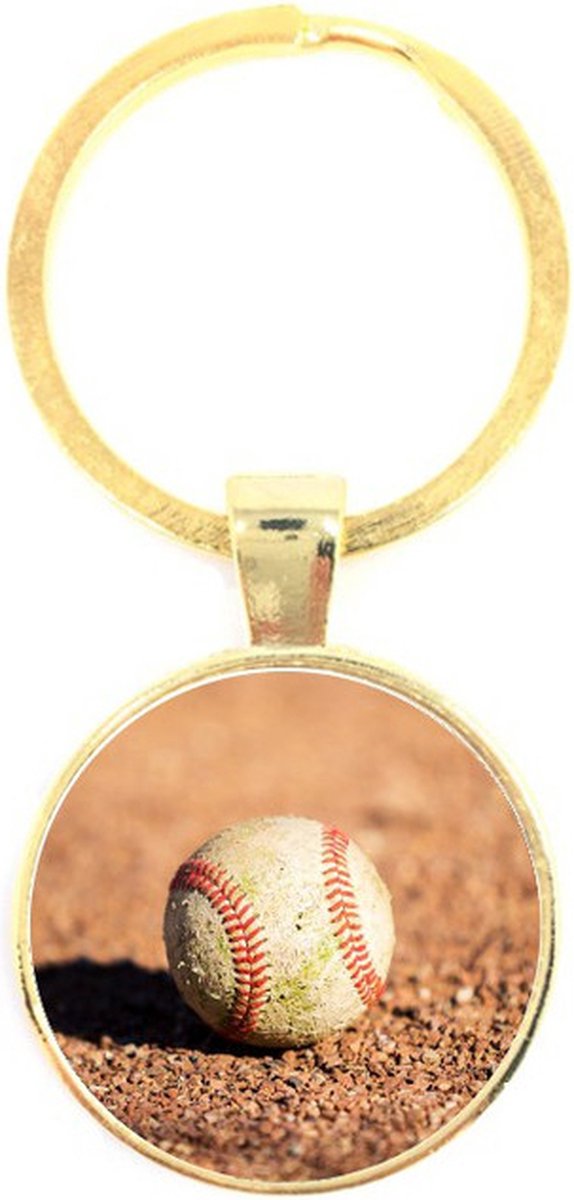 Sleutelhanger Glas - Honkbal