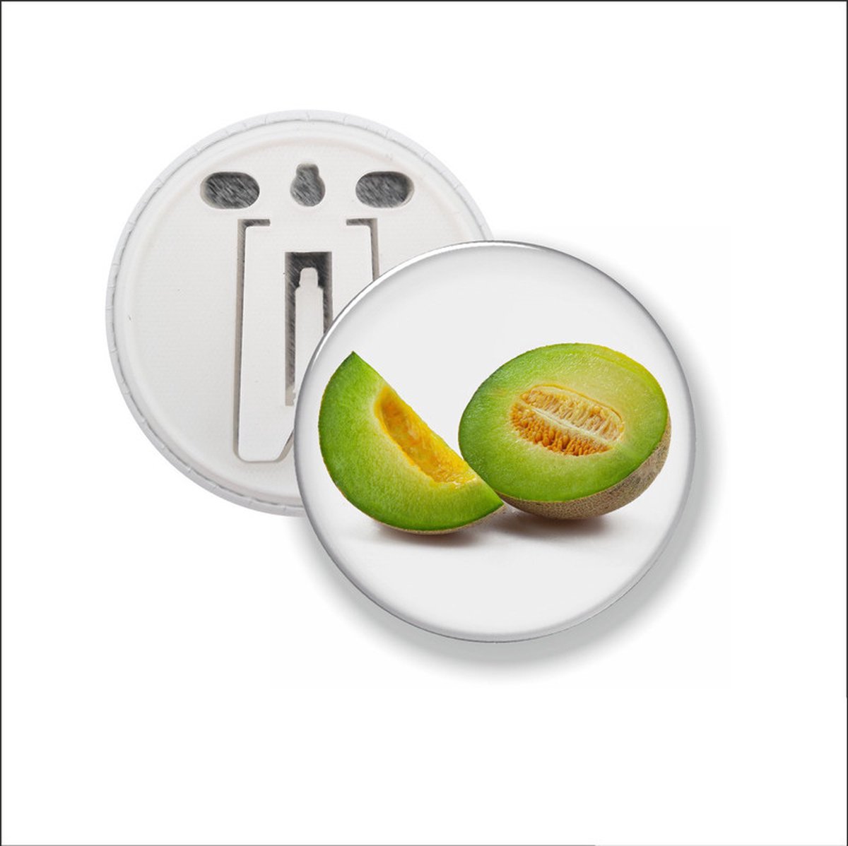Button Met Clip - Fruit
