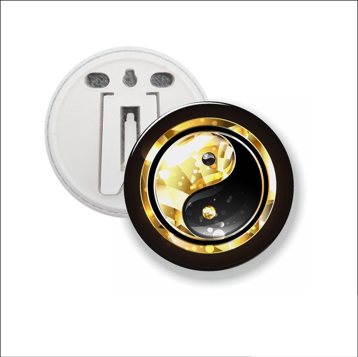 Button Met Clip - Jin Jang