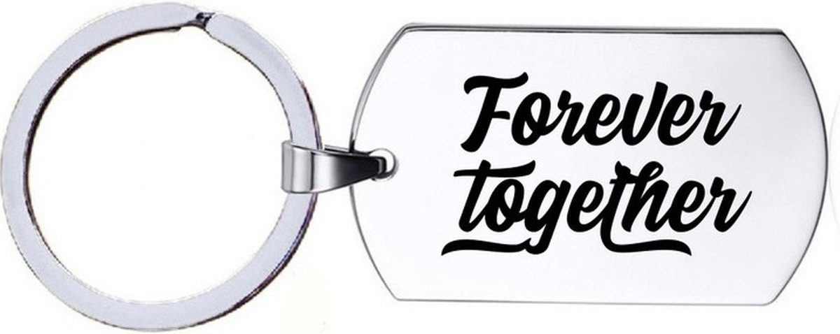 Sleutelhanger RVS - Forever Together
