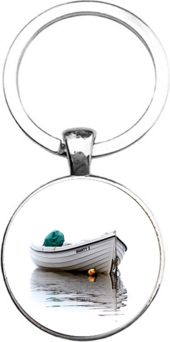 Sleutelhanger Glas - Boot
