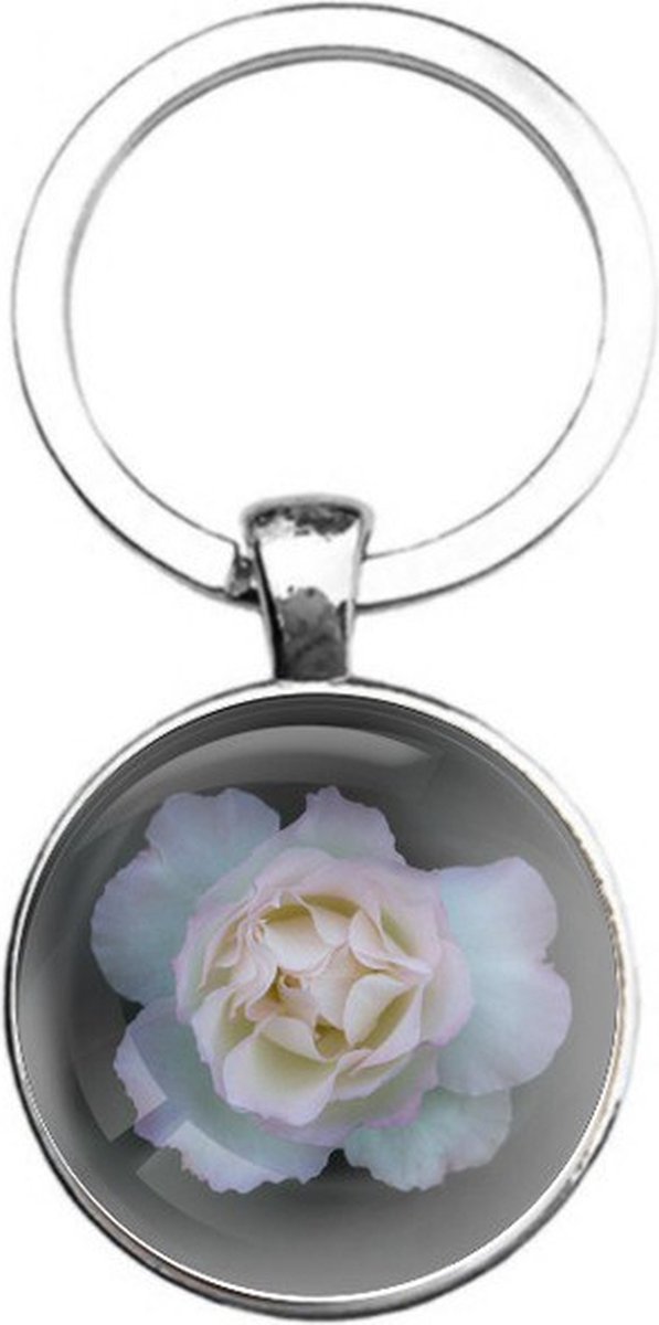 Sleutelhanger Glas - Bloem