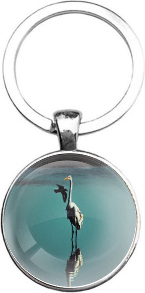 Sleutelhanger Glas - Vogel