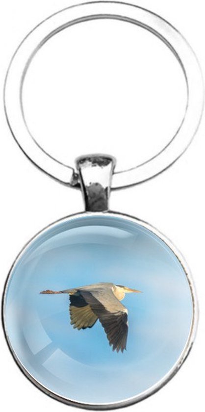 Sleutelhanger Glas - Reiger