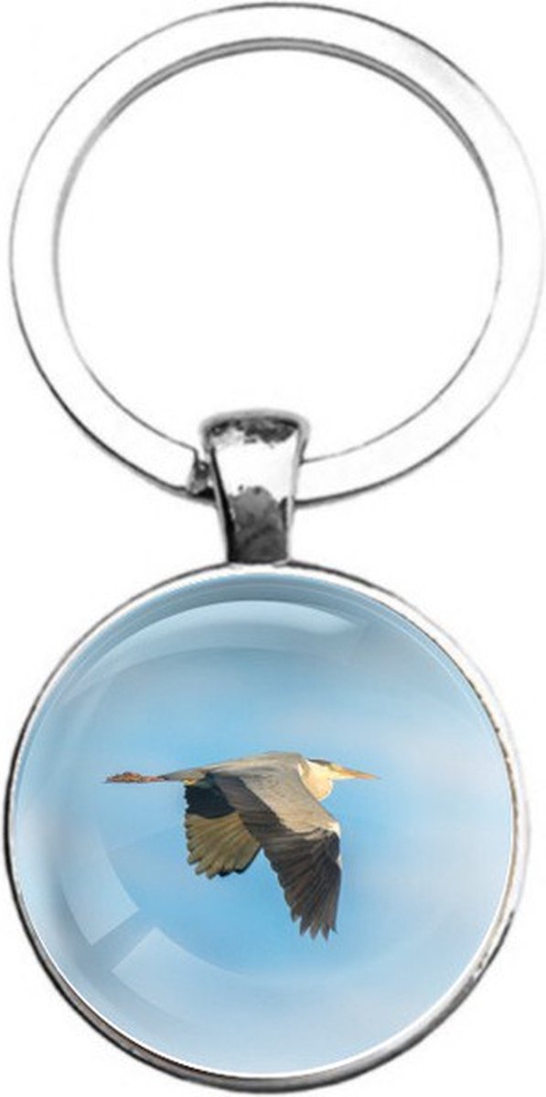 Sleutelhanger Glas - Reiger