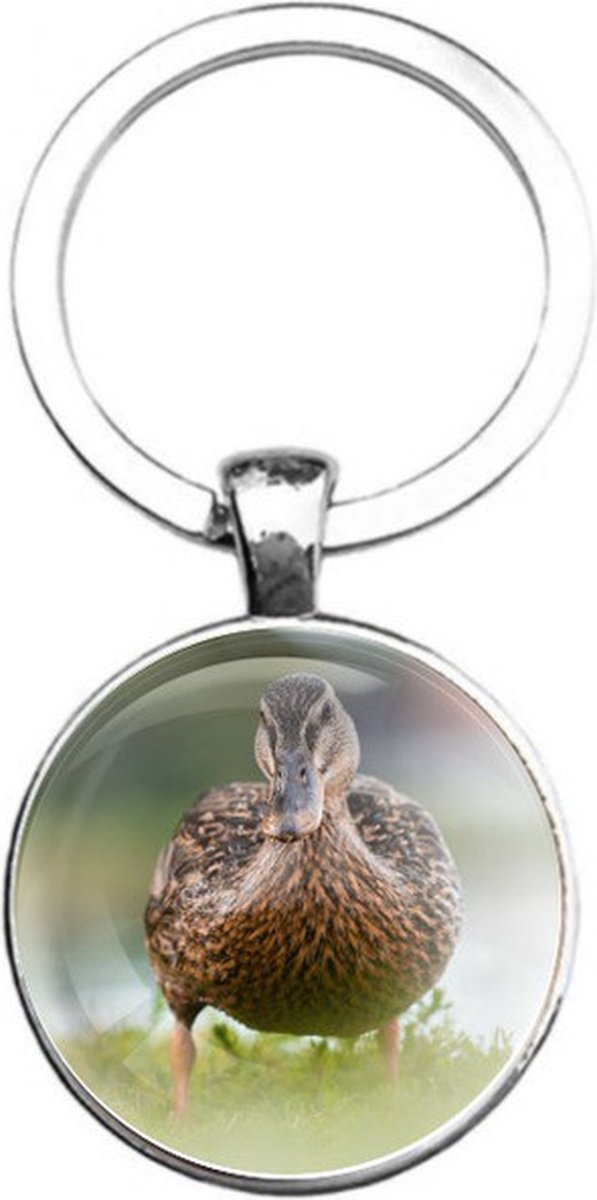 Sleutelhanger Glas - Eend